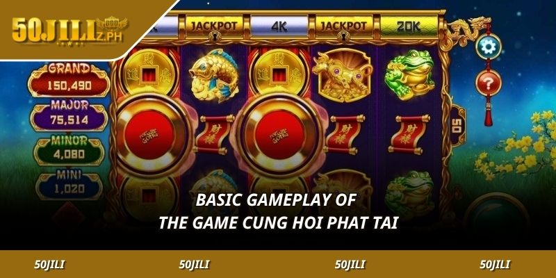 Basic gameplay of the game Cung Hoi Phat Tai