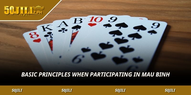 Basic principles when participating in Mau Binh