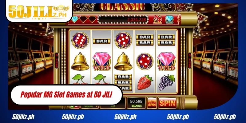 Popular MG Slot Games at 50JILI
